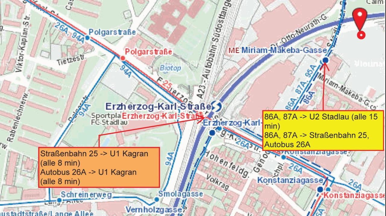 Neubau Wohnung Stadlau Vienna Esterno foto